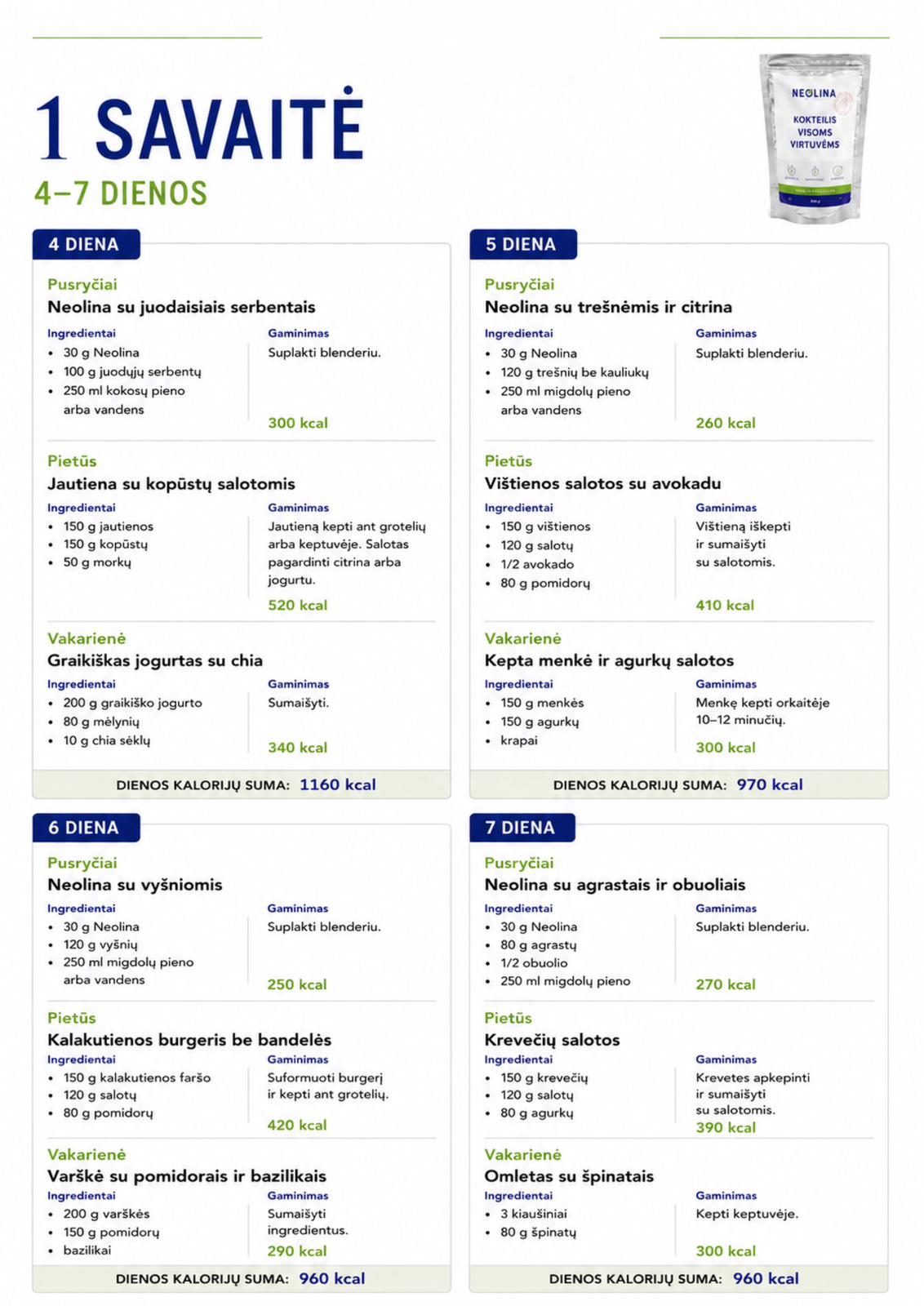NEOLINA VASAROS RECEPTŲ KNYGA (tik internetu)